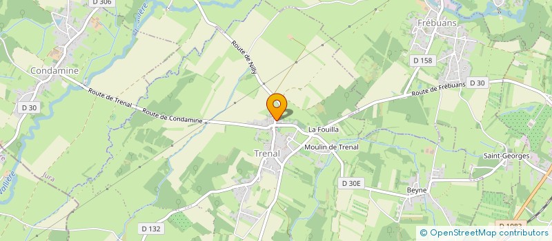 localisation de l'entreprise COMMUNE DE TRENAL à TRENAL