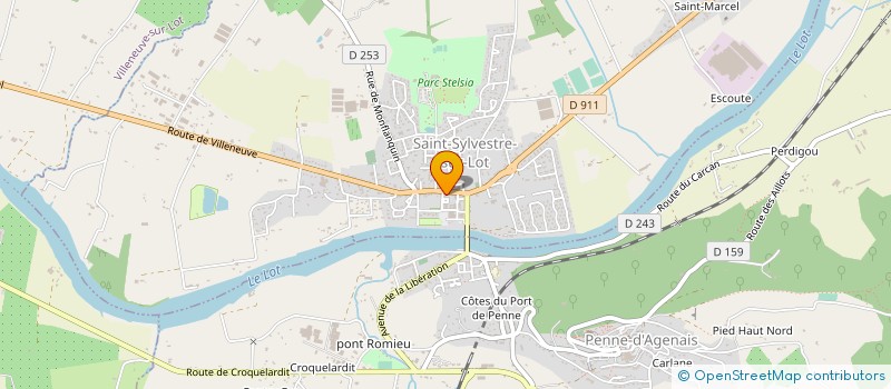 localisation de l'entreprise COMMUNE DE TRENTELS  TRENTELS