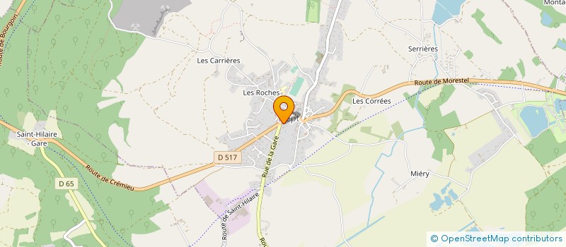 localisation de l'entreprise COMMUNE DE TREPT  TREPT