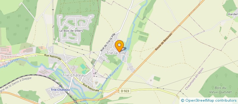 localisation de l'entreprise COMMUNE DE TRIE LA VILLE  TRIE-LA-VILLE