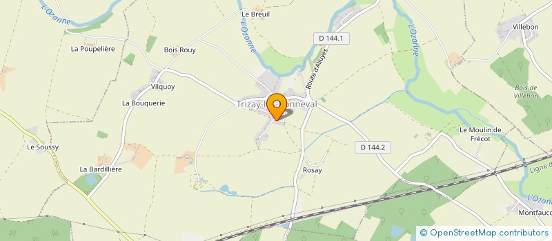 localisation de l'entreprise COMMUNE DE TRIZAY LES BONNEVAL à TRIZAY-LES-BONNEVAL