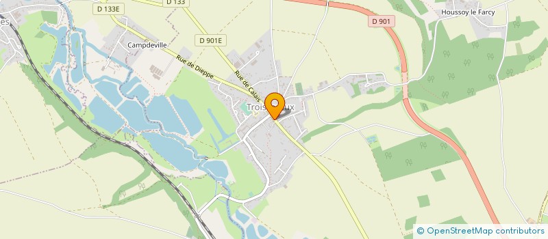 localisation de l'entreprise COMMUNE DE TROISSEREUX  TROISSEREUX