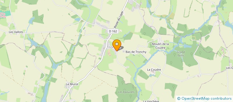 localisation de l'entreprise COMMUNE DE TRONCHY  TRONCHY