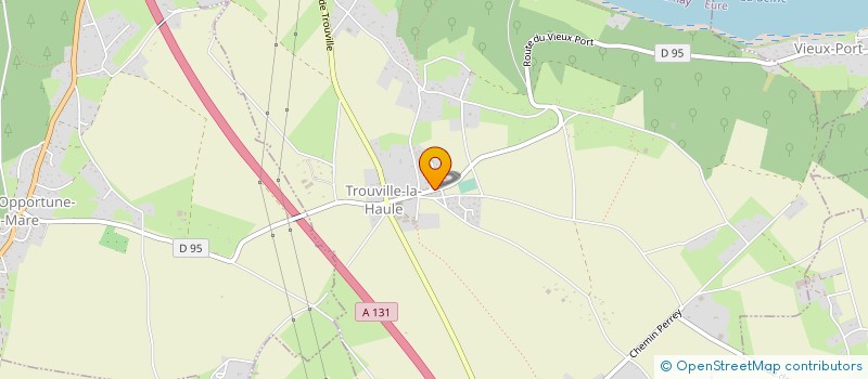 localisation de l'entreprise COMMUNE DE TROUVILLE LA HAULE  TROUVILLE-LA-HAULE