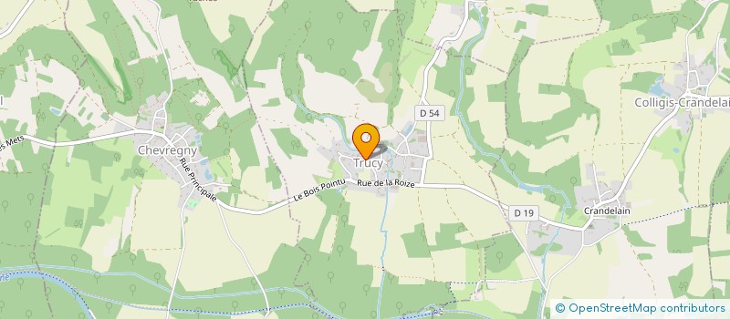 localisation de l'entreprise COMMUNE DE TRUCY  TRUCY