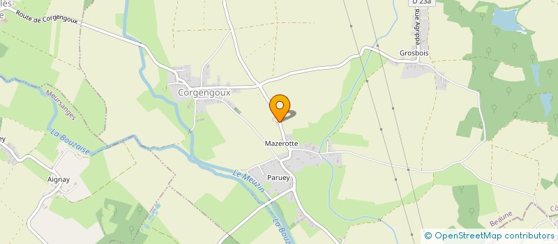 localisation de l'entreprise COMMUNE DE TRUGNY  TRUGNY