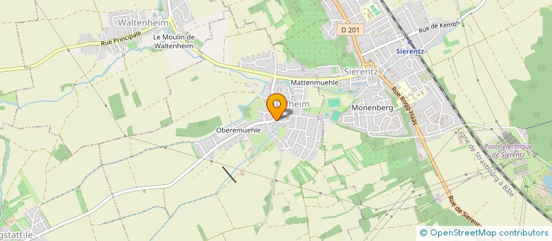 localisation de l'entreprise COMMUNE DE UFFHEIM  UFFHEIM