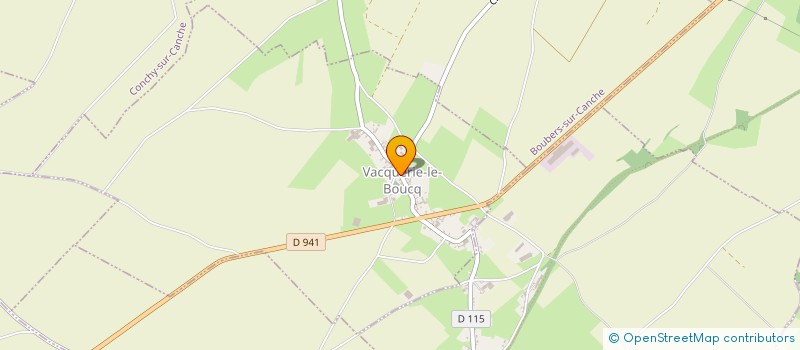 localisation de l'entreprise COMMUNE DE VACQUERIE LE BOUCQ  VACQUERIE-LE-BOUCQ