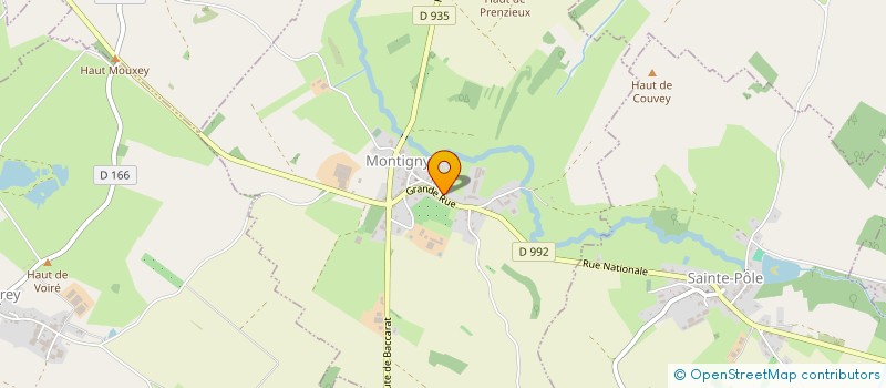 localisation de l'entreprise COMMUNE DE VACQUEVILLE  VACQUEVILLE