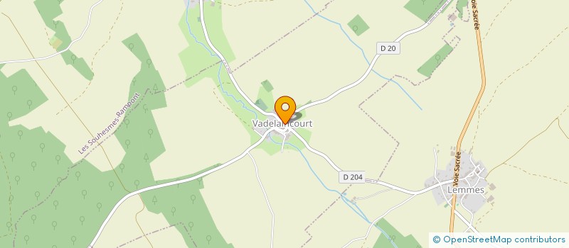 localisation de l'entreprise COMMUNE DE VADELAINCOURT à VADELAINCOURT