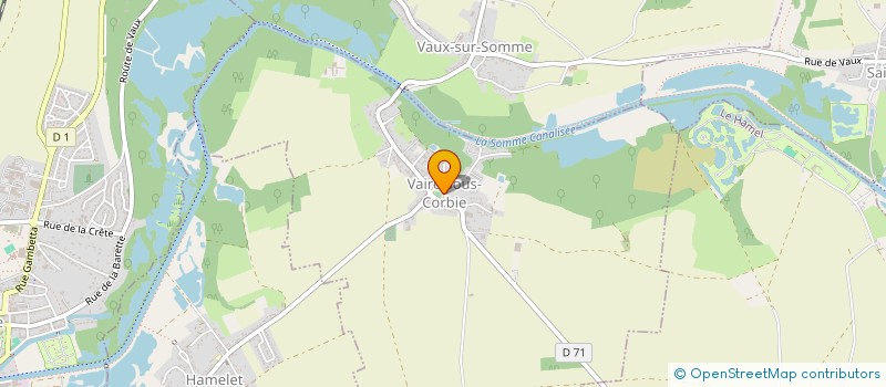 localisation de l'entreprise COMMUNE DE VAIRE SOUS CORBIE  VAIRE-SOUS-CORBIE