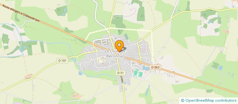 localisation de l'entreprise COMMUNE DE VAL D'ERDRE-AUXENCE  VAL D'ERDRE-AUXENCE