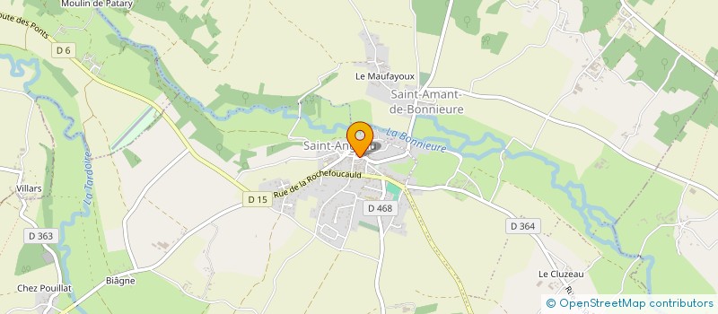 localisation de l'entreprise COMMUNE DE VAL-DE-BONNIEURE à VAL-DE-BONNIEURE