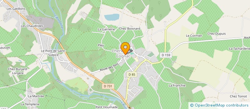 localisation de l'entreprise COMMUNE DE VAL-DE-COGNAC à VAL-DE-COGNAC