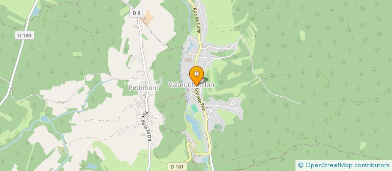 localisation de l'entreprise COMMUNE DE VAL ET CHATILLON  VAL-ET-CHATILLON