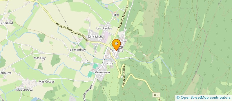 localisation de l'entreprise COMMUNE DE VAL-REVERMONT à VAL-REVERMONT