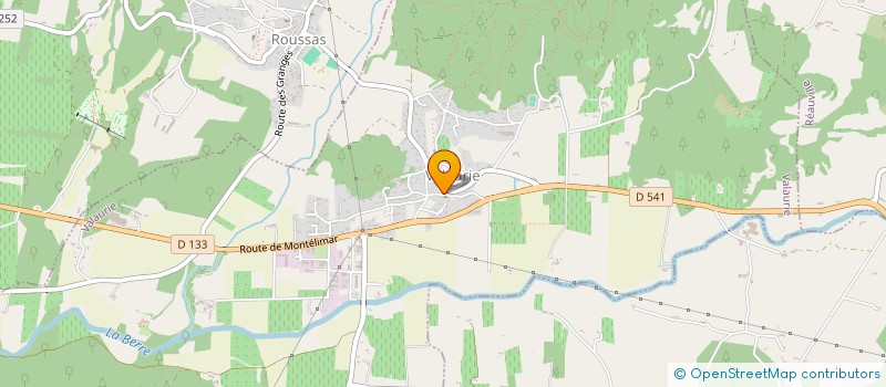 localisation de l'entreprise COMMUNE DE VALAURIE  VALAURIE