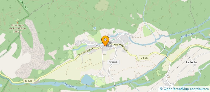 localisation de l'entreprise COMMUNE DE VALBONNAIS  VALBONNAIS