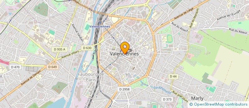 localisation de l'entreprise COMMUNE DE VALENCIENNES à VALENCIENNES