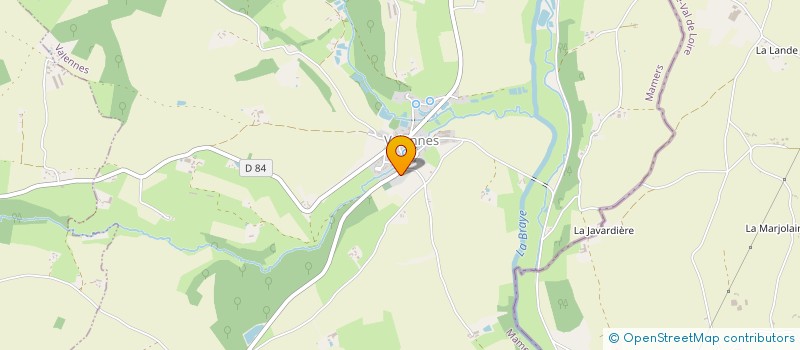 localisation de l'entreprise COMMUNE DE VALENNES  VALENNES