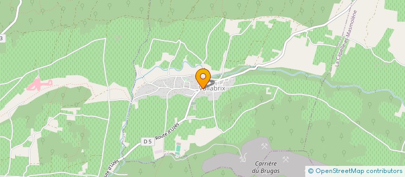 localisation de l'entreprise COMMUNE DE VALLABRIX  VALLABRIX