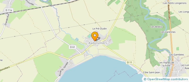 localisation de l'entreprise COMMUNE DE VALLENTIGNY  VALLENTIGNY