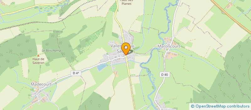 localisation de l'entreprise COMMUNE DE VALLEROY AUX SAULES  VALLEROY-AUX-SAULES