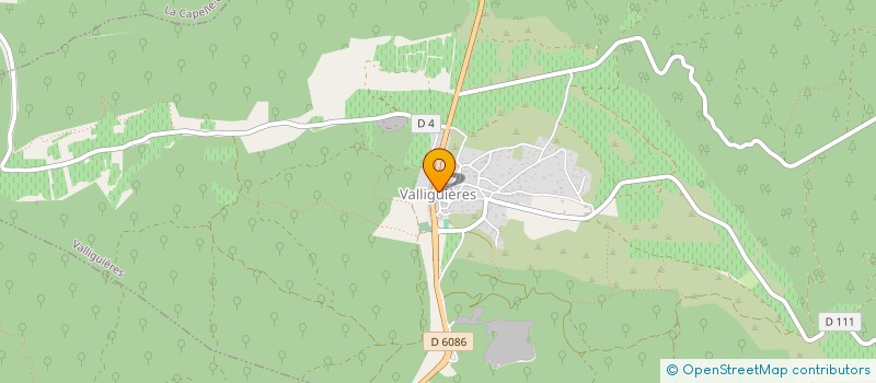 localisation de l'entreprise COMMUNE DE VALLIGUIERES  VALLIGUIERES