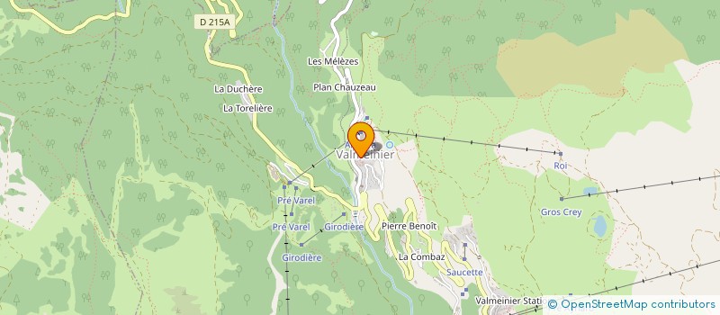 localisation de l'entreprise COMMUNE DE VALMEINIER  VALMEINIER