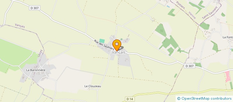 localisation de l'entreprise COMMUNE DE VANCAIS  VANCAIS