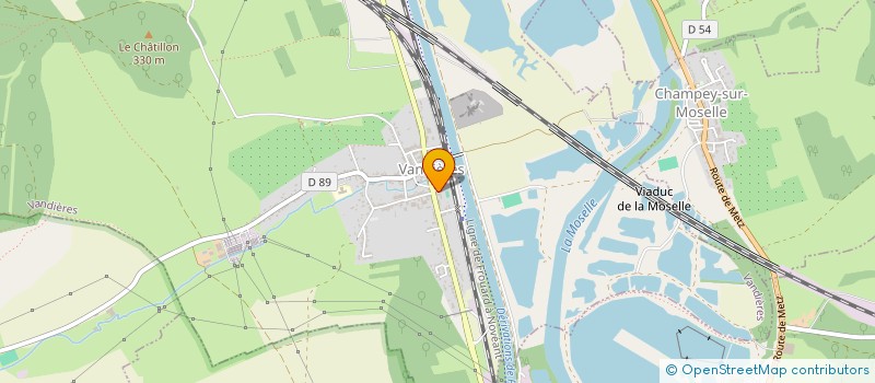 localisation de l'entreprise COMMUNE DE VANDIERES à VANDIERES