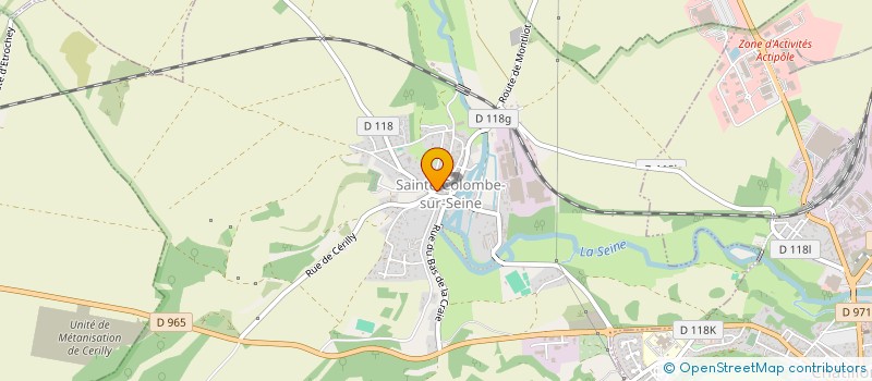 localisation de l'entreprise COMMUNE DE VANVEY  VANVEY