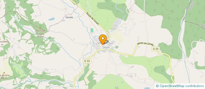 localisation de l'entreprise COMMUNE DE VAREN  VAREN