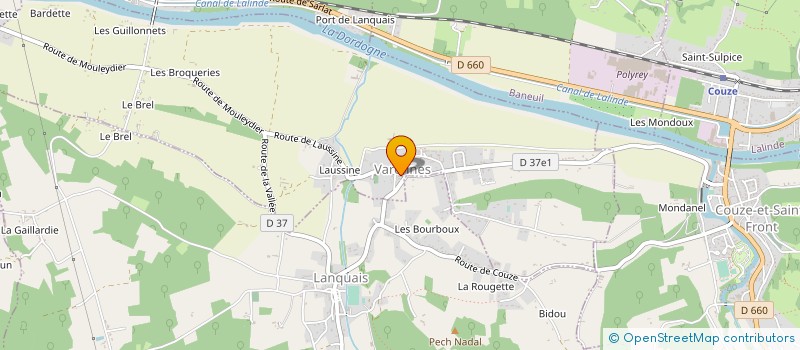 localisation de l'entreprise COMMUNE DE VARENNES  VARENNES