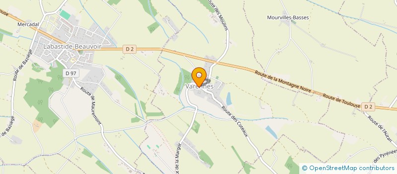 localisation de l'entreprise COMMUNE DE VARENNES  VARENNES