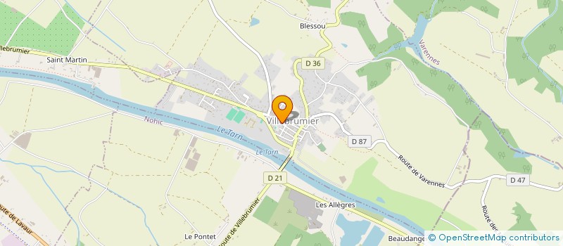 localisation de l'entreprise COMMUNE DE VARENNES  VARENNES