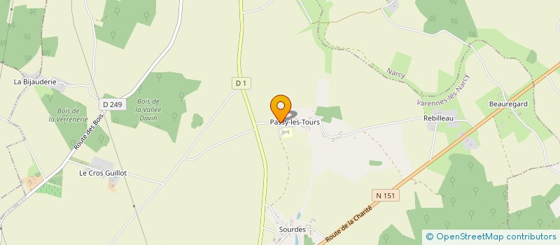 localisation de l'entreprise COMMUNE DE VARENNES LES NARCY  VARENNES-LES-NARCY