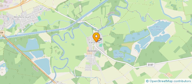 localisation de l'entreprise COMMUNE DE VARESNES  VARESNES