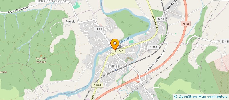 localisation de l'entreprise COMMUNE DE VARILHES à VARILHES