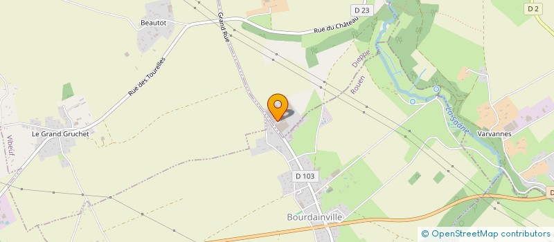 localisation de l'entreprise COMMUNE DE VARNEVILLE BRETTEVILLE  VARNEVILLE-BRETTEVILLE