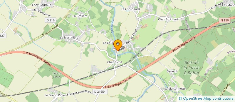 localisation de l'entreprise COMMUNE DE VARZAY  VARZAY