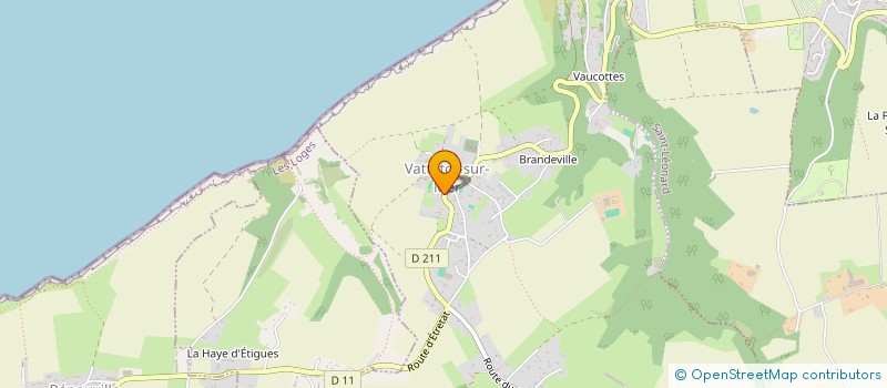 localisation de l'entreprise COMMUNE DE VATTETOT SUR MER  VATTETOT-SUR-MER