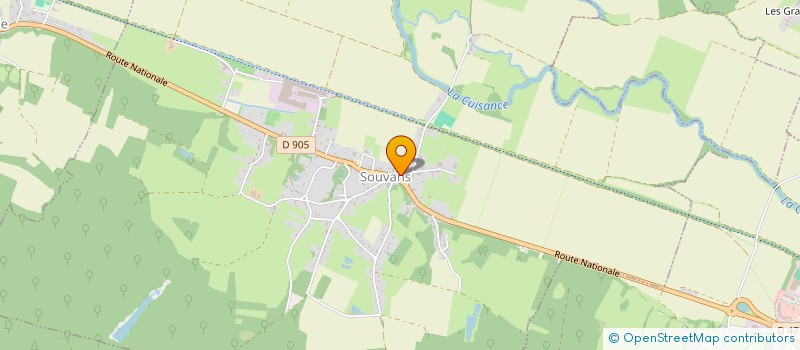 localisation de l'entreprise COMMUNE DE VAUDREY  VAUDREY