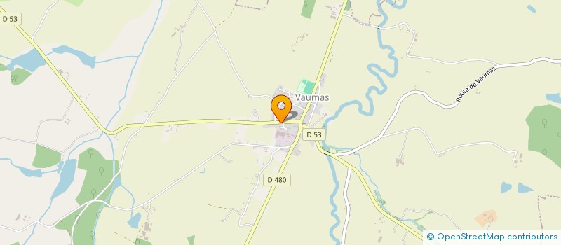 localisation de l'entreprise COMMUNE DE VAUMAS  VAUMAS