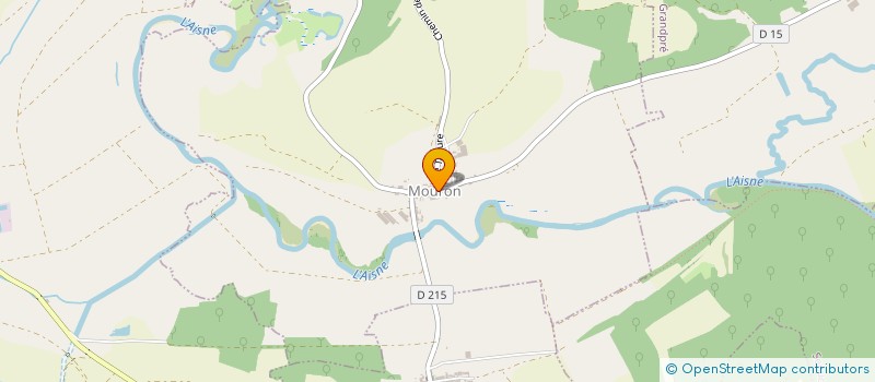 localisation de l'entreprise COMMUNE DE VAUX LES MOURON  VAUX-LES-MOURON