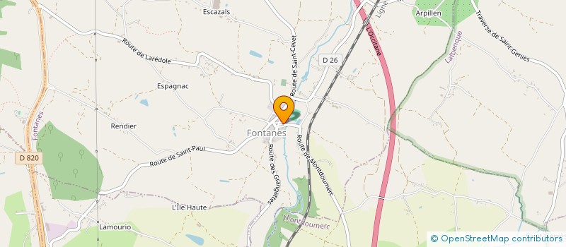 localisation de l'entreprise COMMUNE DE VAYLATS  VAYLATS