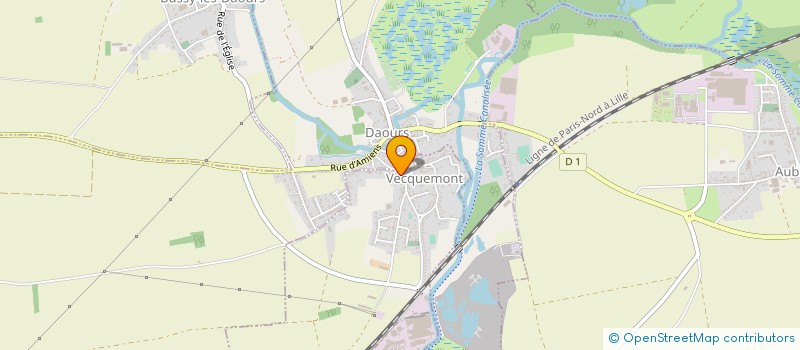 localisation de l'entreprise COMMUNE DE VECQUEMONT  VECQUEMONT