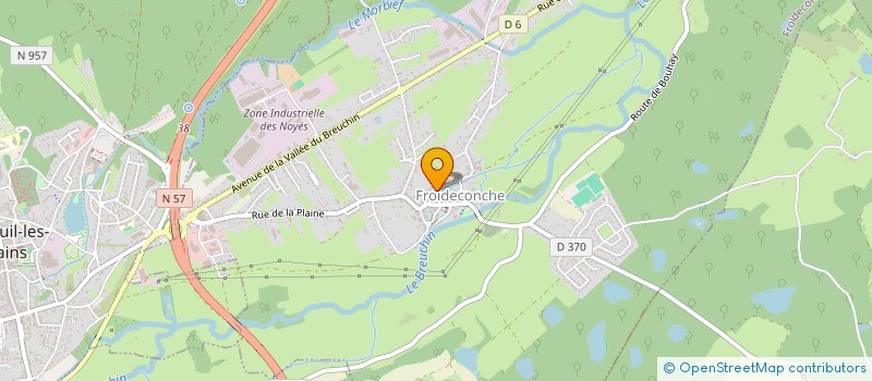 localisation de l'entreprise COMMUNE DE VELORCEY  VELORCEY