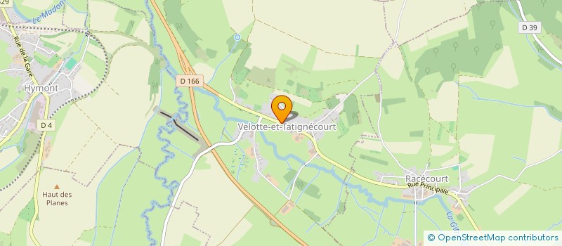 localisation de l'entreprise COMMUNE DE VELOTTE ET TATIGNECOURT  VELOTTE-ET-TATIGNECOURT