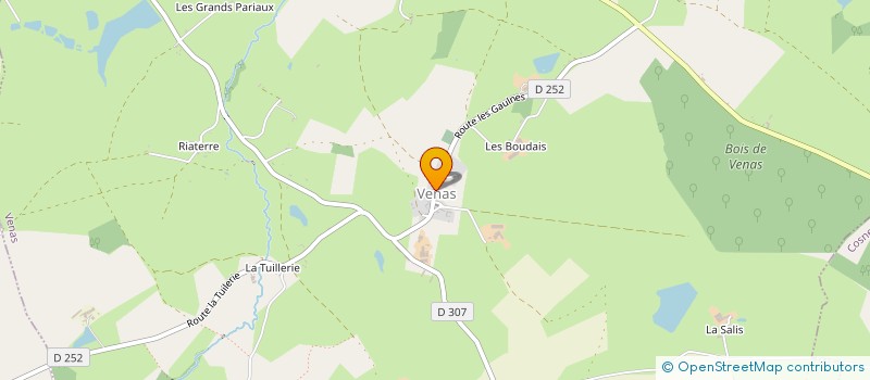 localisation de l'entreprise COMMUNE DE VENAS  VENAS